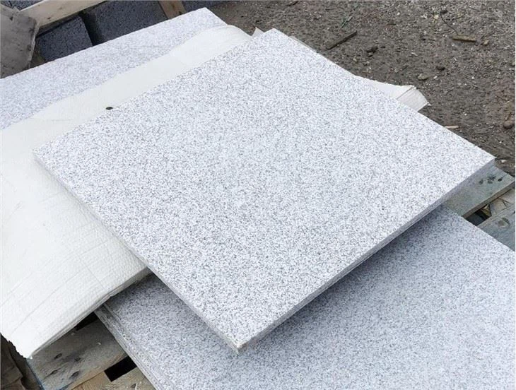 Silver Grey Granite Paving Slabs factory