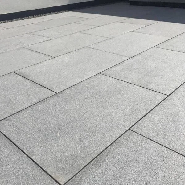 Silver Grey Granite Paving Slabs outdoor