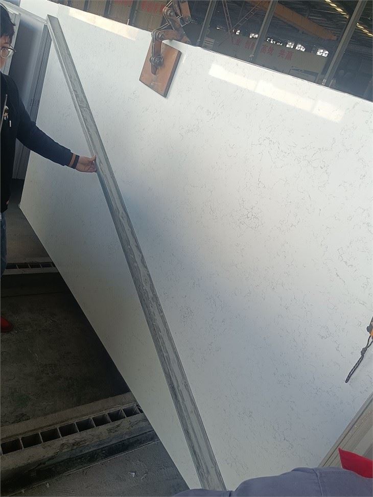 Carrara Quartz Slab 