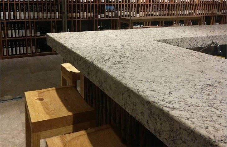 white primata granite table